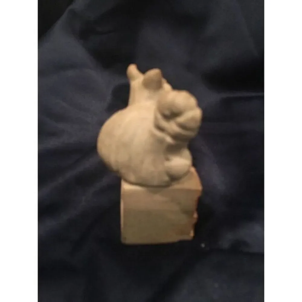 Old PIC USA Stoneware‎ Pottery Grinning Cheshire Cat Figurine Take Me I'm Yours